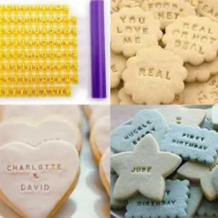 Stämpel till bakning - Bokstäver / Alfabetet