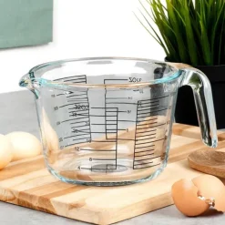 Stor glasköksmätkopp för mätning av livsmedel 1L