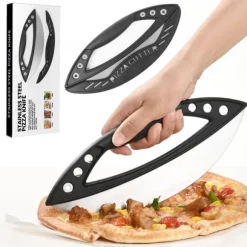 Stor Loop Pizzaskärare - Järn & Silikon Pizzaskivare