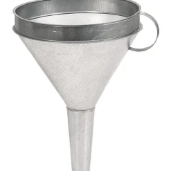 Stor, rak, stark metalltratt, FI=23CM, GALVANISERAD