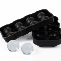 Stor Silikon Isform för 8st Isbollar Runda Isbitar Kulor