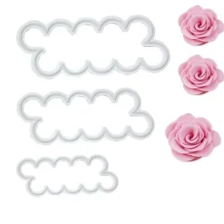 STRAIGHT ROSE utstickare, set med 3 utstickare