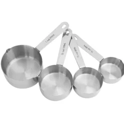 st/set rostfritt stål måttkoppar skedar porslin kök bakverktyg