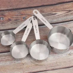 st/set rostfritt stål måttkoppar skedar porslin kök bakverktyg