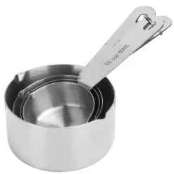 st/set rostfritt stål måttkoppar skedar porslin kök bakverktyg