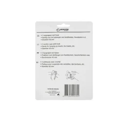 Sugpropp med krok 3 st Ø45 mm