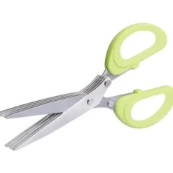 SuoSuo 5 Lagars Inoxiderbara Kökknivar i Flera Lager Multifunktionella Saxar Gräslöksskärare Örtskivare