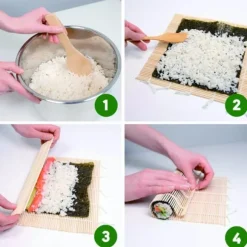 SUSHI KINGHOFF KH-1704 KIT FÖR TILLVERKNING OCH SERVERING AV SUSHI