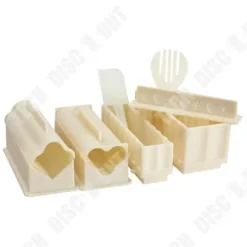 Sushiformset - TD® - Klassisk - 10 delar - Kniv ingår - Hjärtaform