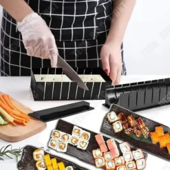 Sushitillbehör - TD® - Multifunktionellt verktyg - 11 delar - ABS - Svart