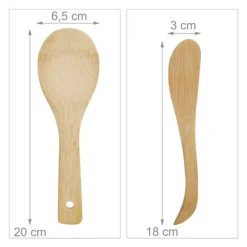 Sushi-tillverkningsset, Bambu, 23x23 cm, Natur