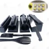 Sushiverktyg - HTBE® - Set med 10 delar - Plast ABS - Svart färg - Praktisk design