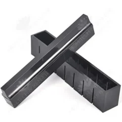 Sushiverktyg - HTBE® - Set med 10 delar - Plast ABS - Svart färg - Praktisk design