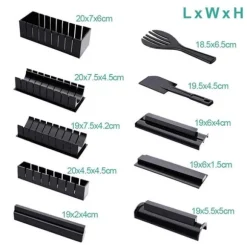 Sushiverktyg - TD® - 10 delar - Säker och hållbar - Rullmaskin - Gör-det-själv