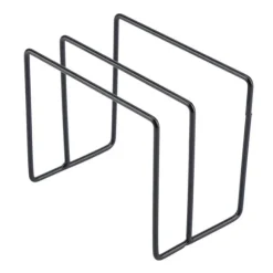 Svart väggmonterat lock Hållare för skärbräda