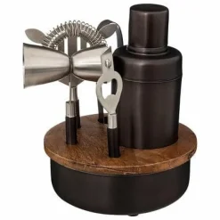 Svart/mango drinkset