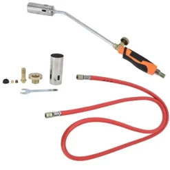 Svetsvärmebrännare Flytande gas ogräsfackla Bärbar utomhuseldkastare med 2 m rör för hushåll