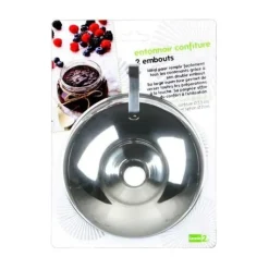 Sylttratt - Inox - 2 munstycken - 3.2 cm och 5.5 cm - 18/10 - Praktisk för burkar