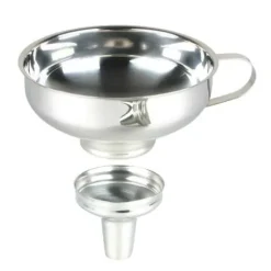 Sylttratt - Inox - 2 munstycken - 3.2 cm och 5.5 cm - 18/10 - Praktisk för burkar