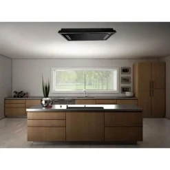 Takfläkt - GURARI - GCH C 343 120 BL PRIME - 120 cm - 1000 m³/h - Svart glas