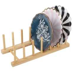 Tallriksställ Gryta Lock Tallrik Skål Kopphållare Bokförvaringshylla Köksorganisatör