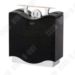 Tandpetare Dispenser - LUNAVO - Grå - 8,5 cm - Praktisk - Chic