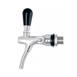 Tappkran, Ölkran med flödesreglering, tappkran öl - krom, ganglangd:35 mm