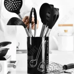 TD® 8 st köksredskapssats, silikonspatelset, non-stick non-scratch och hållbart köksredskap
