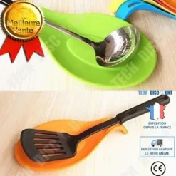 TD® 3 st Stor luktfri högtemperatur silikonskedsmatta Slitstark och jordbeständig köksskedsmatta