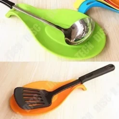 TD® 3 st Stor luktfri högtemperatur silikonskedsmatta Slitstark och jordbeständig köksskedsmatta