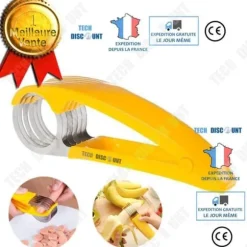 TD® bananskärare i rostfritt stål Köksredskap Enkel användning Solid Lättvikts sanitet och säker present