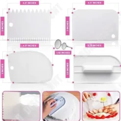 TD® Cake Turntable 106 delar Professionell tårtdekoreringsverktygssats Dekoration av tårta lager tårta Idealisk presentbakningssats