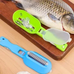 TD® Fish Sccaler 19cm rostfritt stål scaler Fish Scale Organizer