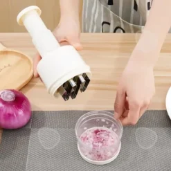 TD® hand vitlökspress för chili, vitlök och lök köksredskap Rostfri vitlökspress