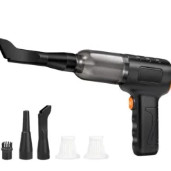 TD® handhållen bildammsugare sladdlös högsug 7,4V uppblåsbar blåstyp Kraftfull dammsugare