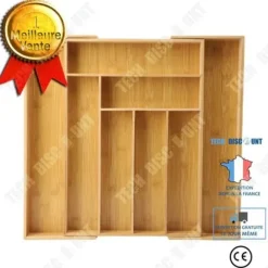 TD® Japansk stil Infällbar förvaringslåda för kökslåda Köksbesticklåda