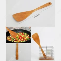 TD® Kökskärl Naturfärgad Nonstick-gryta Specialset med 4 matskedar och uppsättningar med skedar