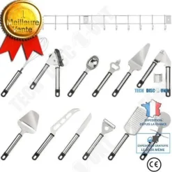 TD® Köksredskap Set med 13 delar Rostfritt stål Handtag Diskmaskin Hög värmebeständighet-Anti-Rost