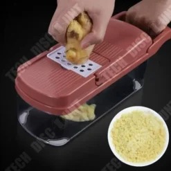 TD® Köksutrustning Strimlare Grönsakshackare Manuell Hackare Röd