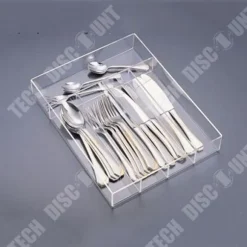 TD® 5-lagers besticklåda - Modern låda för bestick - låda för porslin, köksredskap och