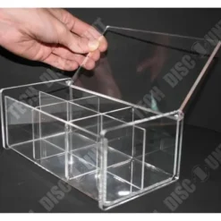 TD® 5-lagers besticklåda - Modern låda för bestick - låda för porslin, köksredskap och