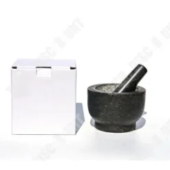 TD® Marmor Vitlöksmortel Granit Vitlökspress Hushållskvarn för krossning av stenmurbruk