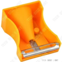 TD® Morotsskalare Blyertsvässare Grönsaksfrukt Kök Vass Blad Redskap Praktisk Kniv Spiral Gul