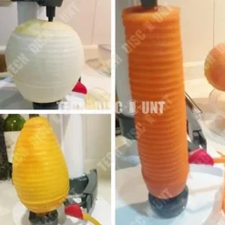 TD® Multifunktionell elektrisk skalmaskin Blad Frukt Grönsakssnidning Snabb Kök Förbered Ät Effektiv Skalare pe