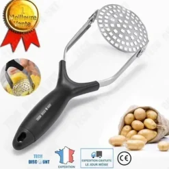 TD® potatismos rostfritt stål manuell press professionell multifunktion grönsakstillbehör kök usten~CC3986