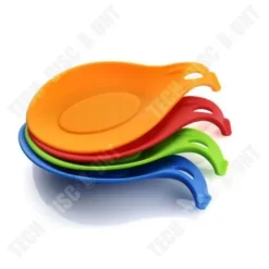 TD® Set med 4 silikonskedsstöd för köksredskap