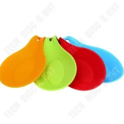 TD® Set med 4 silikonskedsstöd för köksredskap