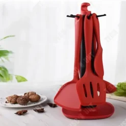 TD® silikonspatelset Värmebeständig non-stick silikonmatlagningsredskap 7 delar