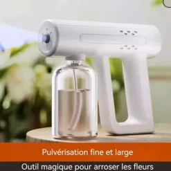 TD® Spray Gun Ultraviolet Blue Light Nano Atomizer Sprayer Bärbar elektrisk luftsterilisator