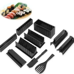 TD® Sushi Tool Classic Rolling Shutter Artefact Full Set Hjärtformad Sushi Form Set